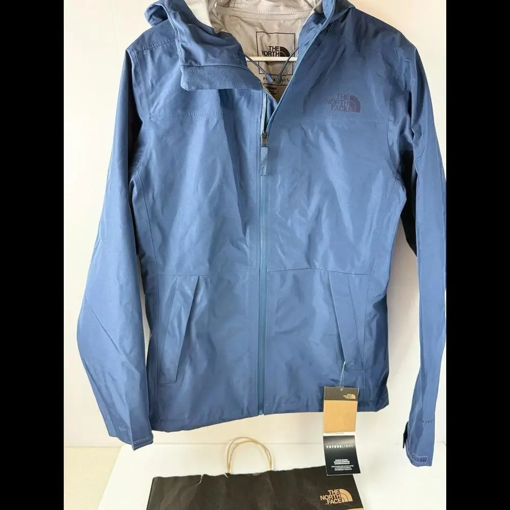 The North Face‎ Dryzzle Rain Jacket Mens Sz S Blue Waterproof Outdoor